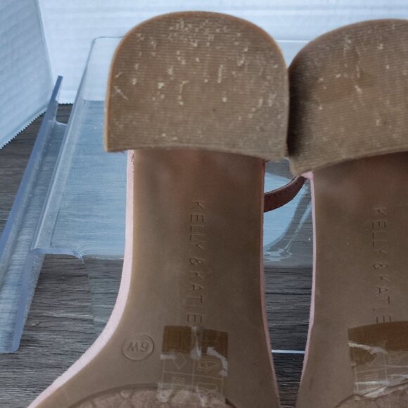 Kelly & Katie Butterfly  Chunky High Heels Size 6 Preppy Formal Dressy Pumps - Picture 14 of 14